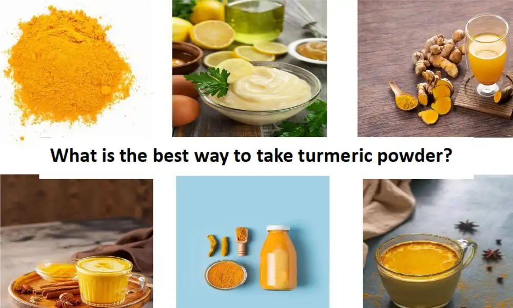 What is the best way to take turmeric powder?